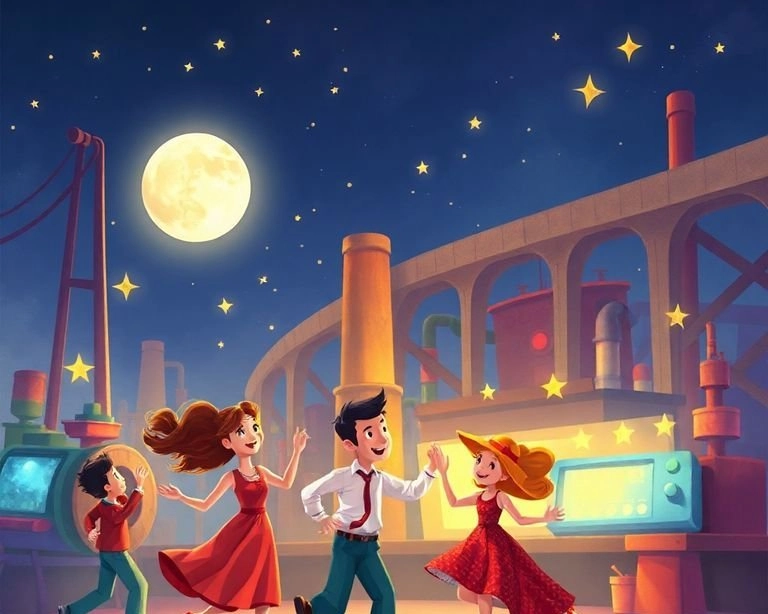 Ay Işığında Dans: Fabrika İşçisi'nin Rüyası Masalı Ay Işığında Dans: Fabrika İşçisi'nin Rüyası Masalı