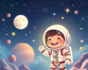 Ay Yolculuğu: Küçük Astronotun Heyecan Dolu Serüveni Masalı Ay Yolculu