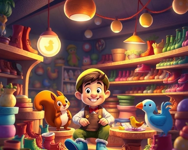 Ayakkabı Boyacısının Macerası: Kayıp Renkler Masalı Ayakkabı Boyacısının Macerası: Kayıp Renkler Masalı