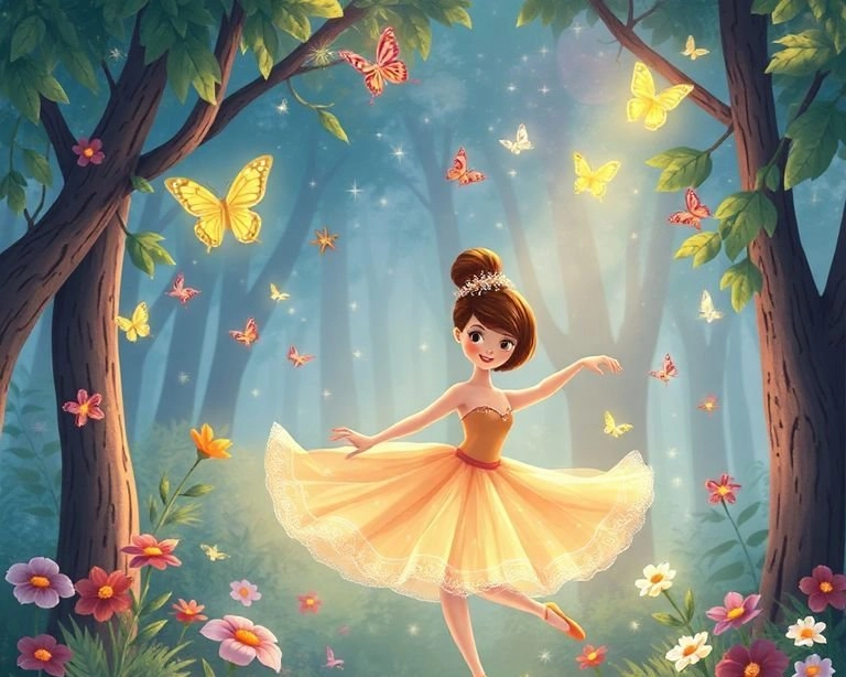 Balerin Kızın Büyülü Macerası Masalı Balerin Kızın Büyülü Macerası Masalı