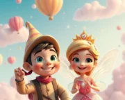 Balon Pilotu ve Peri Prensesi Masalı Balon Pilotu