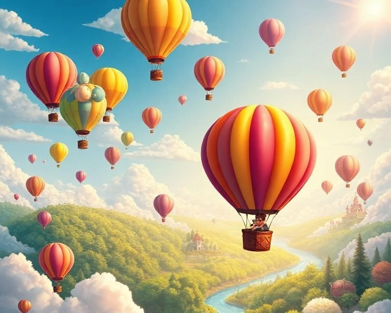 Balon Pilotu ve Renkli Rüyalar Masalı