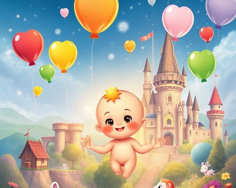 Bebek Bakıcısı ve Uçan Balonlar Krallığı Masalı Bebek Bakıcısı ve Uçan Balonlar Krallığı Masalı