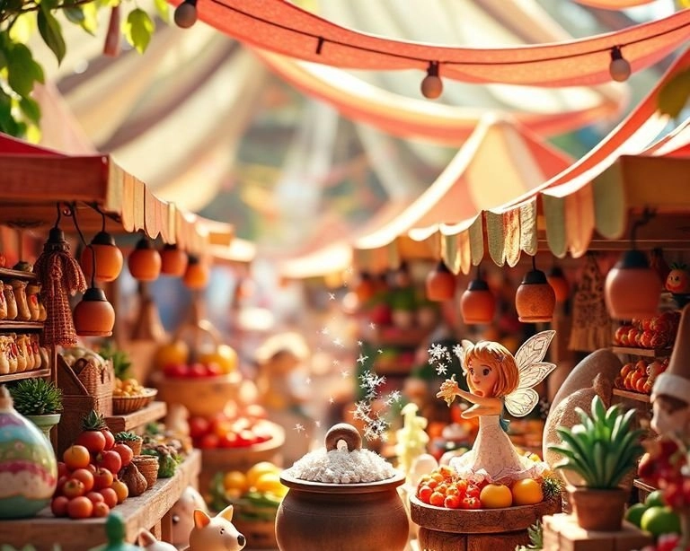 Büyülü Pazar Yeri Masalı