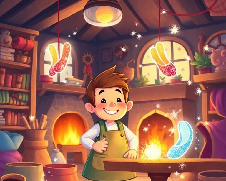 Cesur Ayakkabıcı ve Büyülü Terlikler Masalı