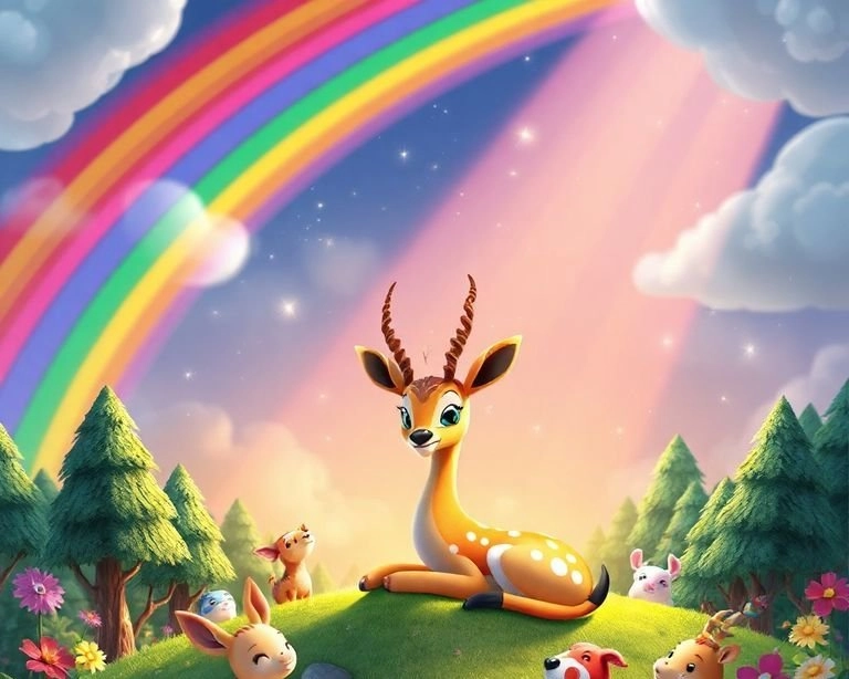 Ceylan ve Gökkuşağının Altında Masalı Ceylan ve Gökkuşağının Altında Masalı