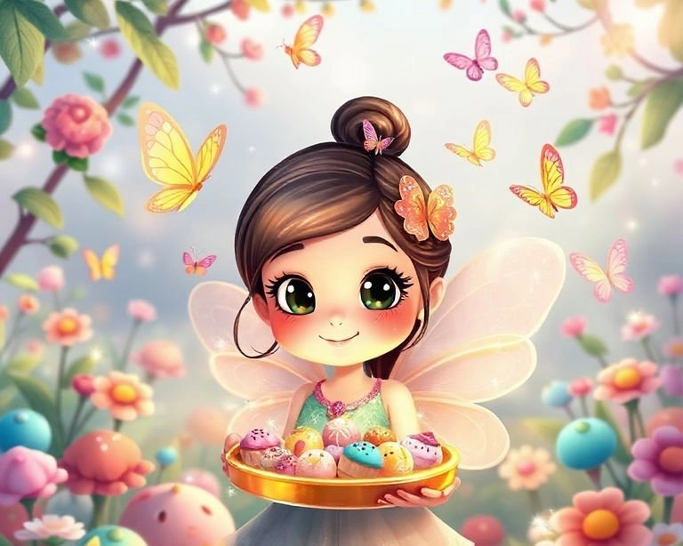 Çiçekçi Kız ve Peri Reklamcı Çiçekçi Kız ve Peri Reklamcı