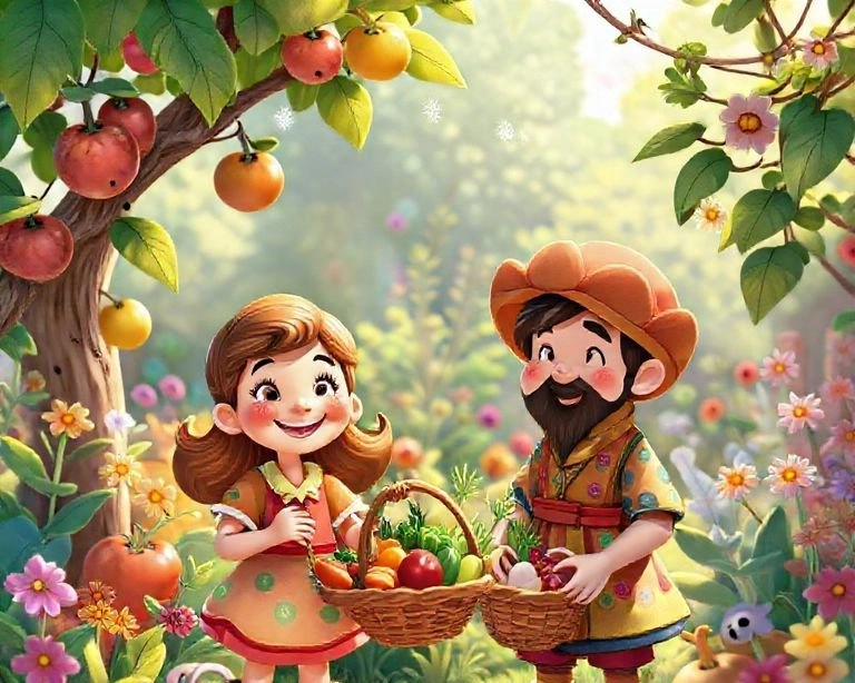 Çiftçi Tüccarın Bahçesi Masalı Çiftçi Tüccarın Bahçesi Masalı