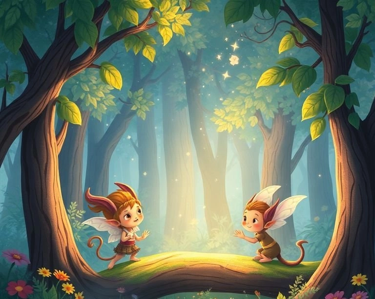 Cinlerin Büyülü Ormanı Masalı