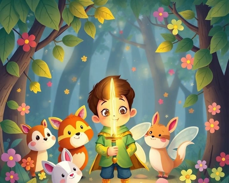 Çöpçü Çocuk ve Sihirli Kılıç Masalı Çöpçü Çocuk ve Sihirli Kılıç Masalı