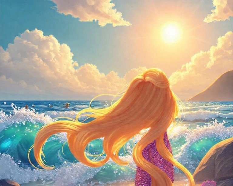 Dalgaların Şarkısı: Rapunzel'in Öyküsü Masalı Dalgaların Şarkısı: Rapunzel'in Öyküsü Masalı