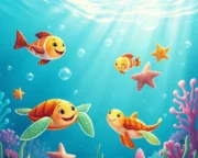 Deniz Altının Rengarenk Dünyası Masalı Deniz Alt