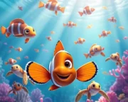 Denizaltı Dünyasında: Kayıp Balık Nemo Masalı Denizalt D