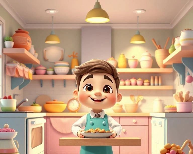 Garson ve Tatlının Sırrı Masalı Garson ve Tatlının Sırrı Masalı