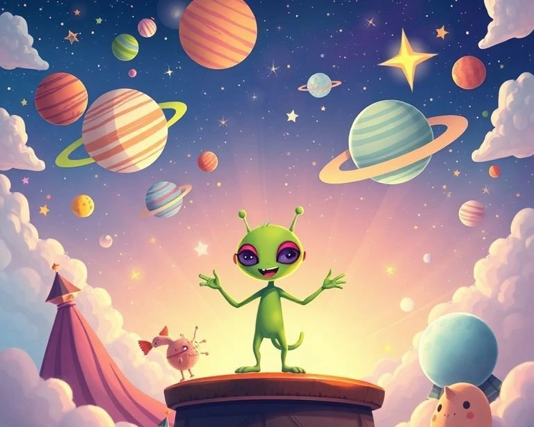 Gökyüzü Sahnesi: Bir Uzaylı Oyuncunun Masalı Gökyüzü Sahnesi: Bir Uzaylı Oyuncunun Masalı