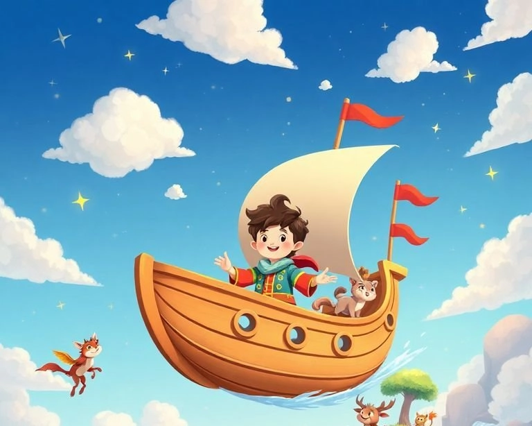 Gökyüzünün Kaptanı: Evliya'nın Uçan Gemisi Masalı Gökyüzünün Kaptanı: Evliya'nın Uçan Gemisi Masalı