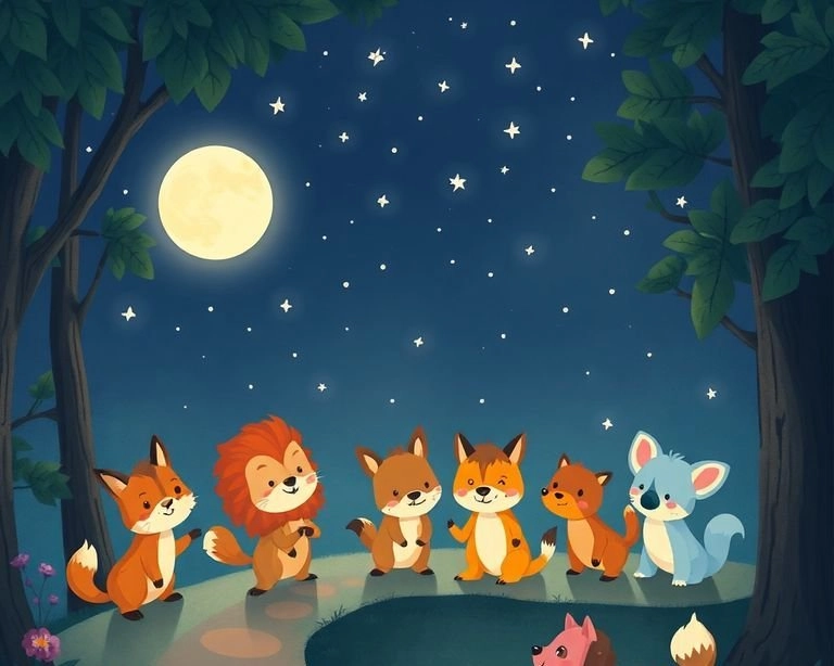 Gümüş Işıklı Gece Yolculuğu Masalı