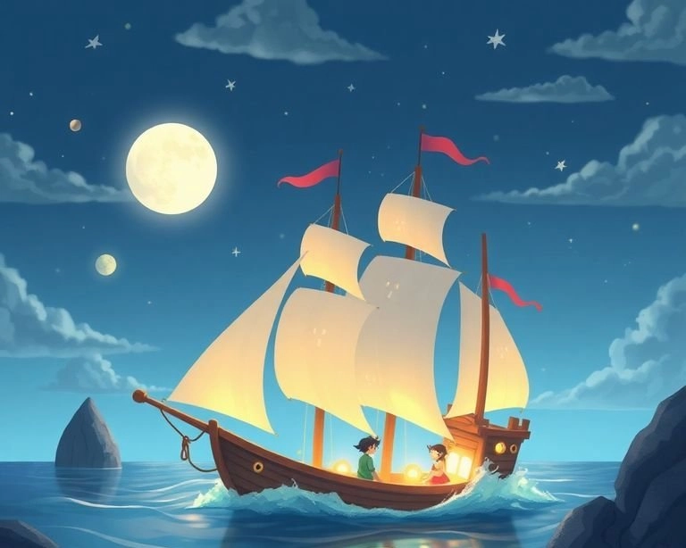 Hayalet Gemisinin Yolculuğu: Denizin Sessiz Şarkısı Masalı