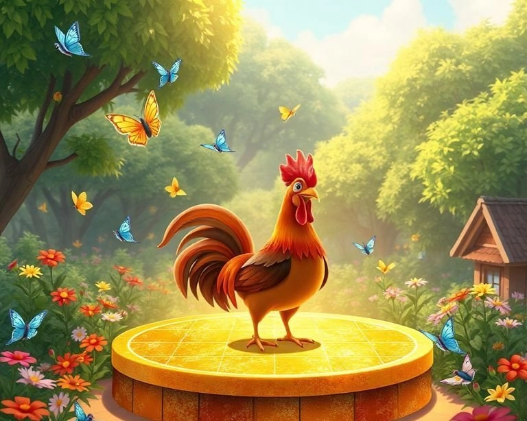 Horoz ve Altın Tüyler Masalı Horoz ve Altın Tüyler Masalı