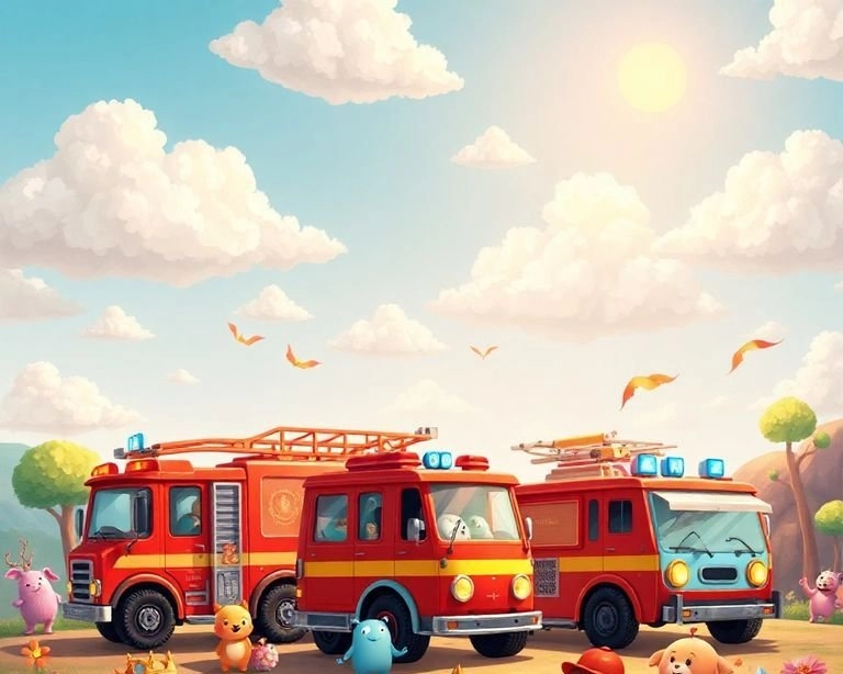 İtfaiye Arabası Yarışı Masalı