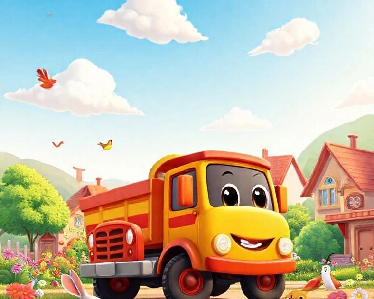 Kamyon ve Minik Köylüler Masalı Kamyon ve Minik Köylüler Masalı