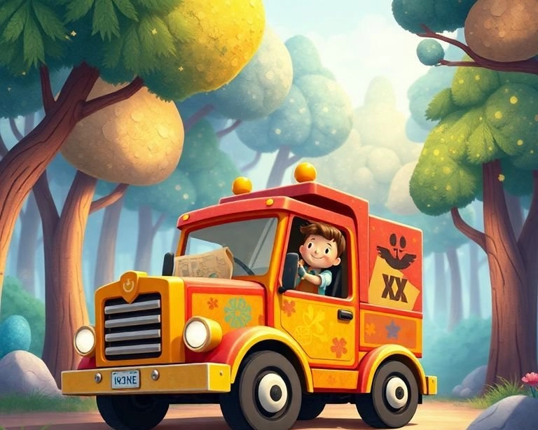 Kamyoncu ve Kayıp Hazine Masalı Kamyoncu ve Kayıp Hazine Masalı