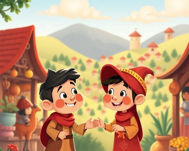 Karagöz ve Hacivat'ın Dostluk Bağı Masalı Karagöz ve Hacivat'ın Dostluk Bağı Masalı