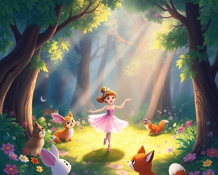 Kayıp Çiçek: Balerin ve Arkadaşlarının Macerası Masalı