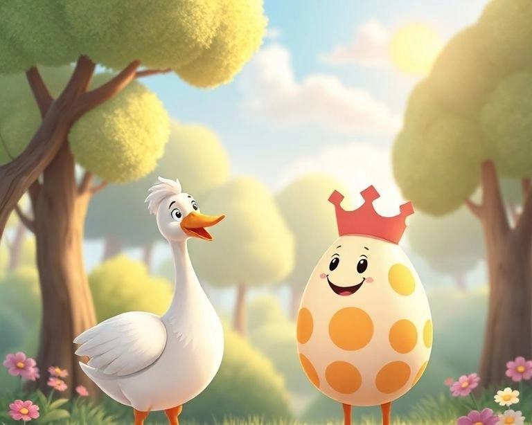 Kaz ve Prens Yumurta Masalı Kaz ve Prens Yumurta Masalı