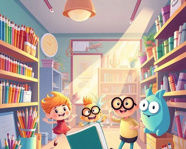 Kırtasiyeci ve Kayıp Defter Masalı Kırtasiyeci ve Kayıp Defter Masalı