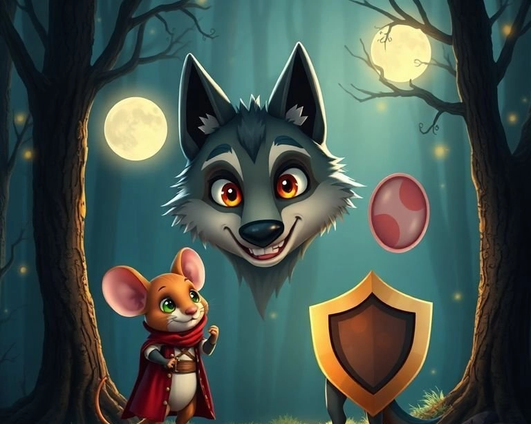 Korku Ormanı: Psikolog Kurt ve Cesur Fare Masalı