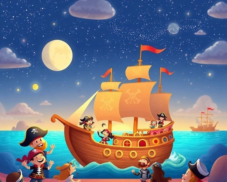 Korsanların Komedi Gösterisi Masalı Korsanların Komedi Gösterisi Masalı