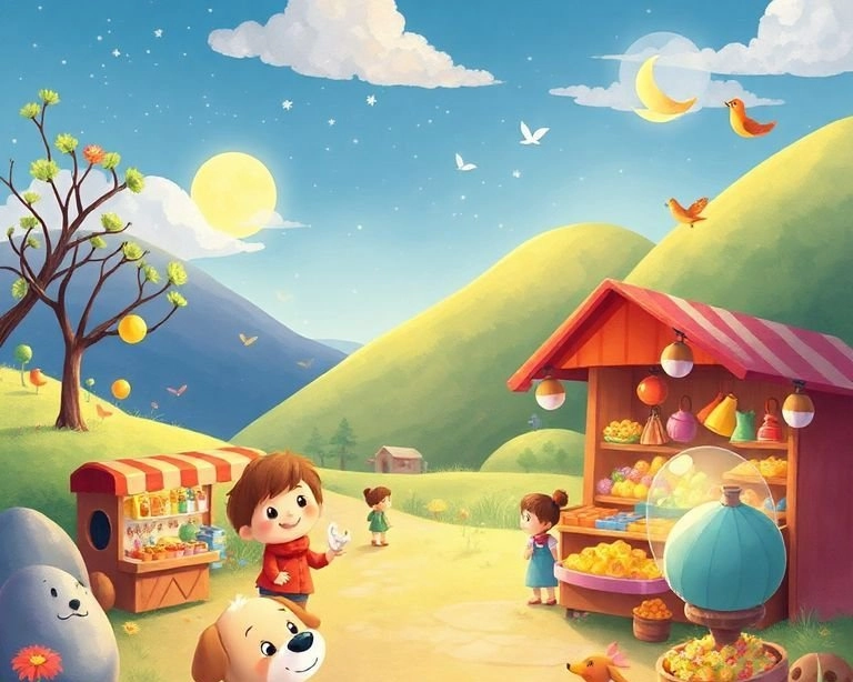 Küçük Köydeki Satıcı Masalı Küçük Köydeki Satıcı Masalı