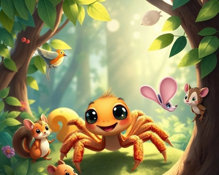 Küçük Tarantula ve Arkadaşları Masalı