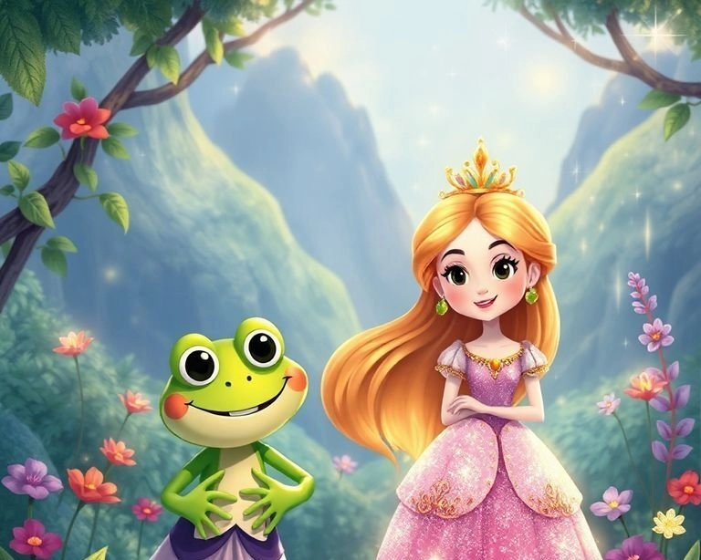 Kurbağa Prens ve Kayıp Prensese Yolculuk Masalı