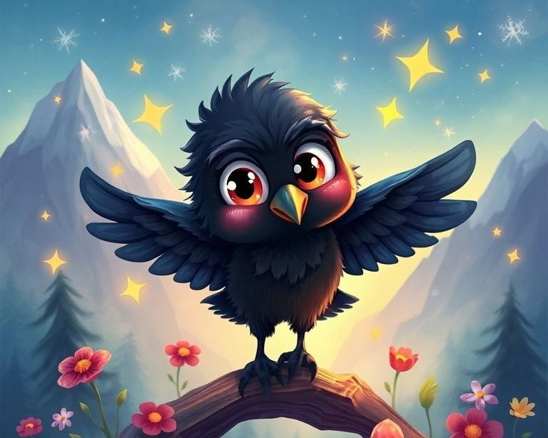 Kuzgunun Büyülü Yolculuğu Masalı Kuzgunun Büyülü Yolculuğu Masalı