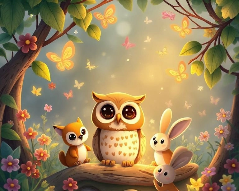 Masal Bahçesindeki Küçük Baykuş Masalı Masal Bahçesindeki Küçük Baykuş Masalı