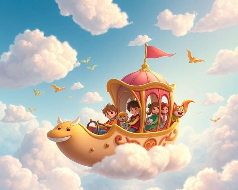 Masal Diyarının Havalı Aracı: Uçan Halı Macerası Masal Diyarının Havalı Aracı: Uçan Halı Macerası