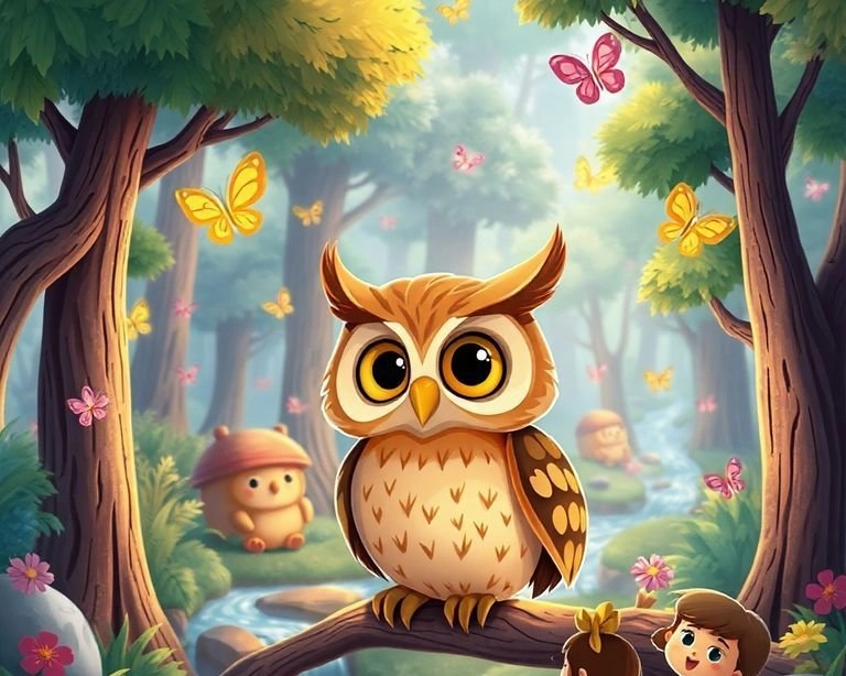 Masal Ormanında Öğretmen Baykuş Masalı Masal Ormanında Öğretmen Baykuş Masalı