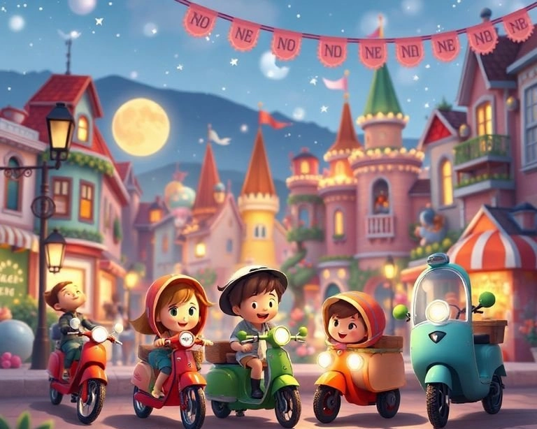 Masal Şehrinin Tekerlekleri Masalı Masal Şehrinin Tekerlekleri Masalı