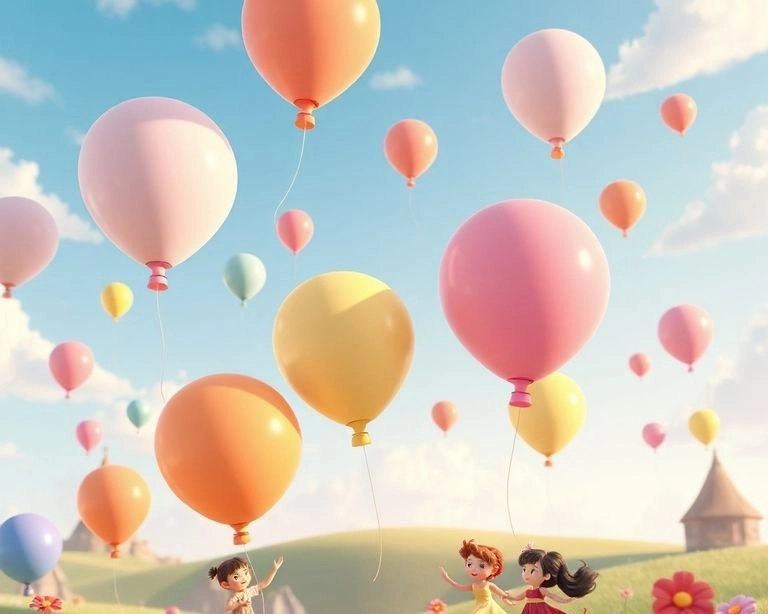 Masalın Renkli Balonları Masalı Masalın Renkli Balonları Masalı