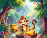 Maymunun Yitik Hazinesi Masalı Maymunun Yitik