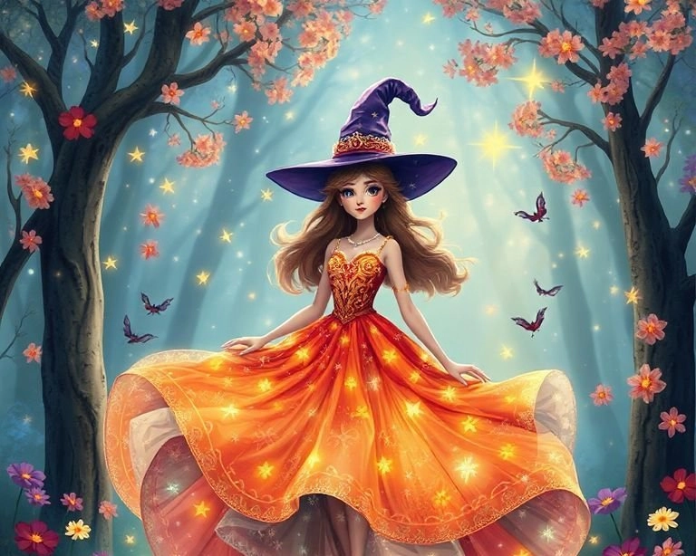 Moda Cadısı ve Sihirli Elbise Masalı Moda Cadısı ve Sihirli Elbise Masalı