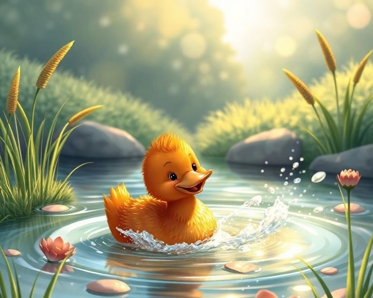 Ördek Yavrusu ve Sihirli Gölet Masalı Ördek Yavrusu ve Sihirli Gölet Masalı