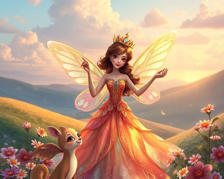 Peri Kraliçesi ve Sevimli Çakal Masalı Peri Kraliçesi ve Sevimli Çakal Masalı