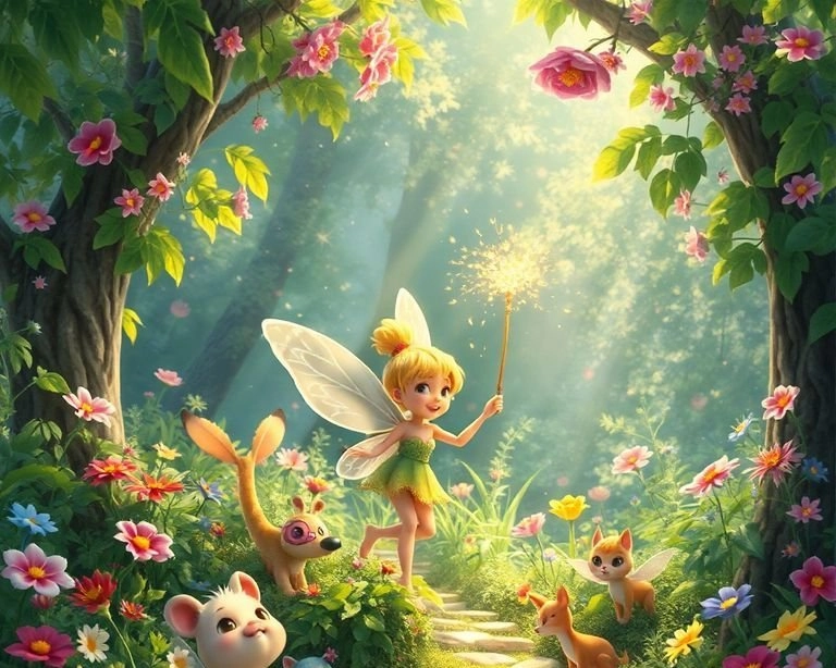 Peri Yurdunda Temizlik Büyüsü Masalı