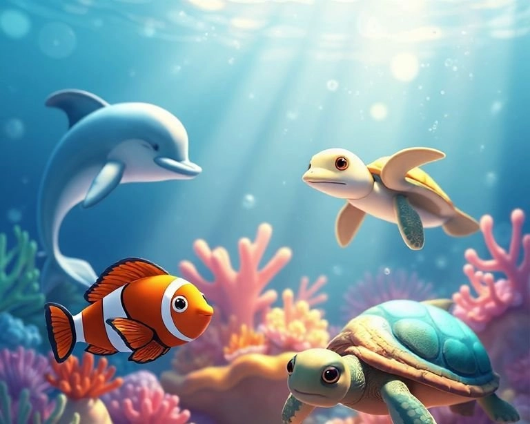 Perili Mercan Şehri: Deniz Altı Masalı Perili Mercan Şehri: Deniz Altı Masalı