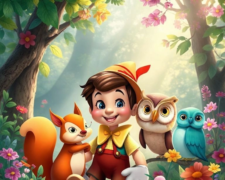 Pinokyo'nun Arkadaşları Masalı Pinokyo'nun Arkadaşları Masalı