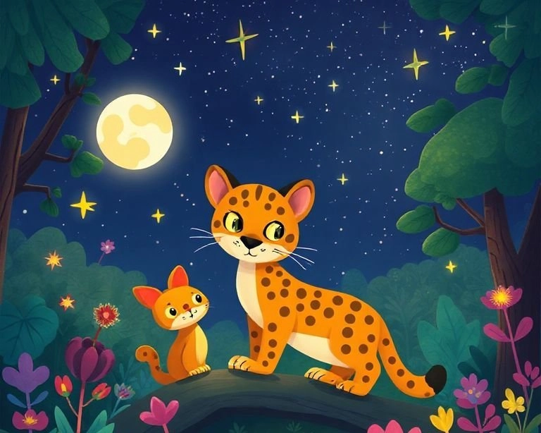 Puma'nın Yıldızlı Gece Macerası Masalı