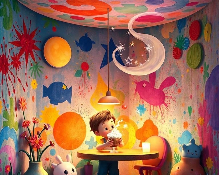 Renkli Duvarlar ve Sihirli Boyalar Masalı Renkli Duvarlar ve Sihirli Boyalar Masalı